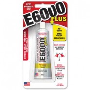 Pegamento Extra-fuerte E6000 Plus transparente 26.6ml